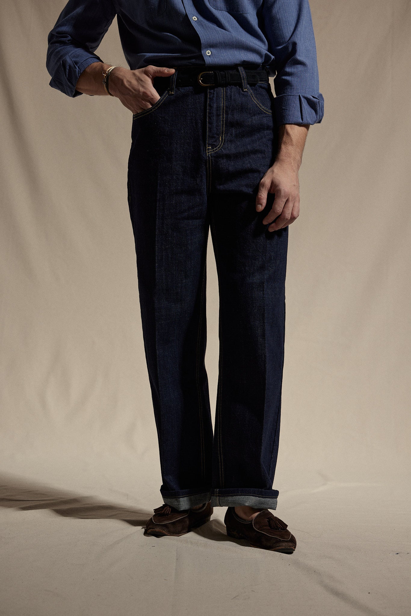 Denim High-Rise Jeans