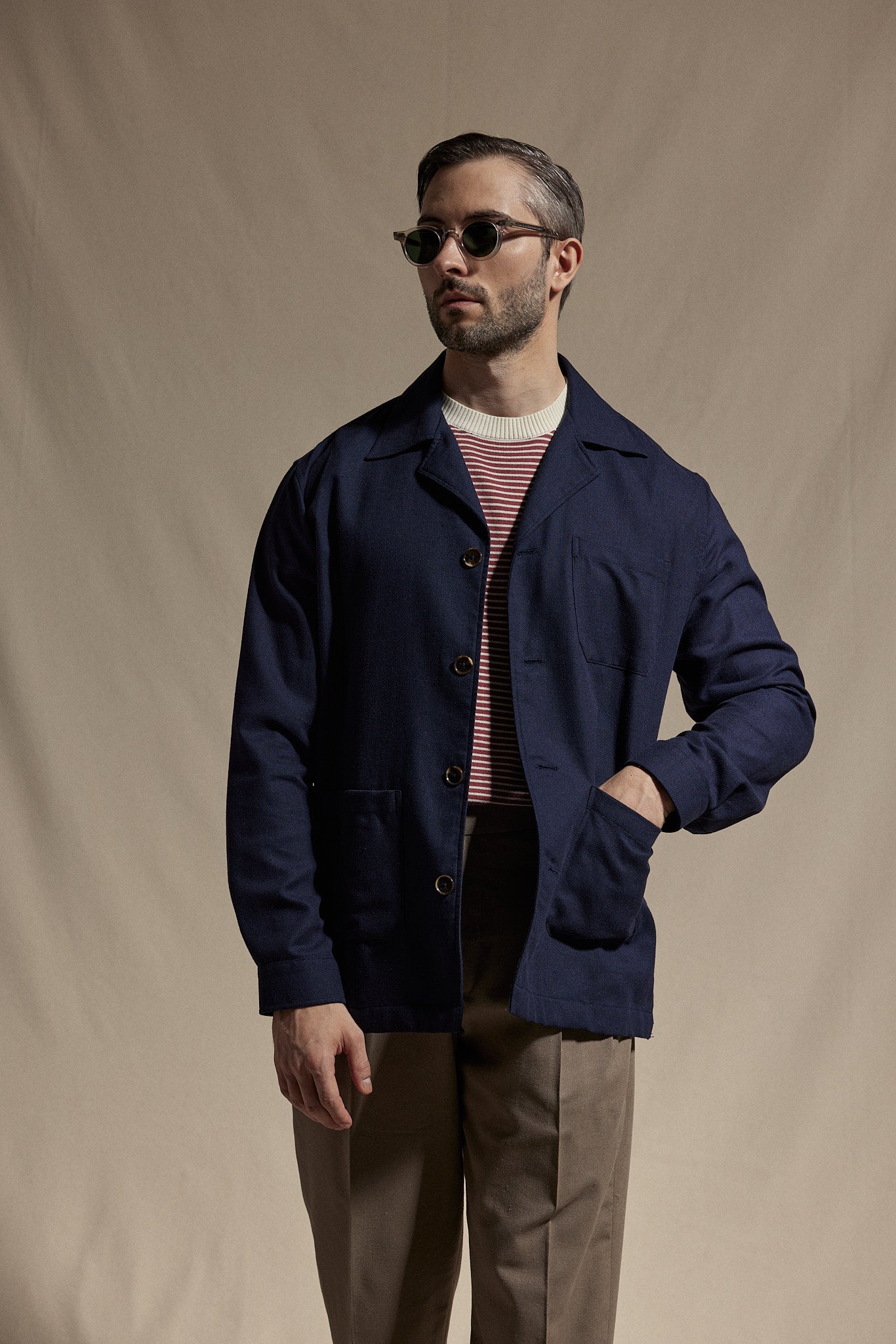 HAUS Chore Jacket - Navy