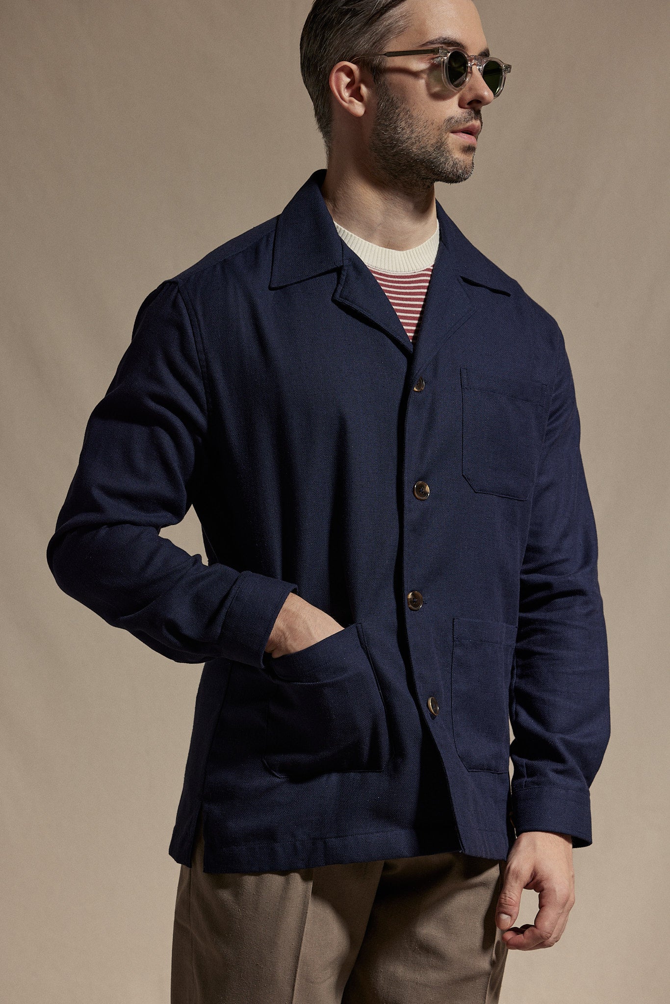 HAUS Chore Jacket - Navy