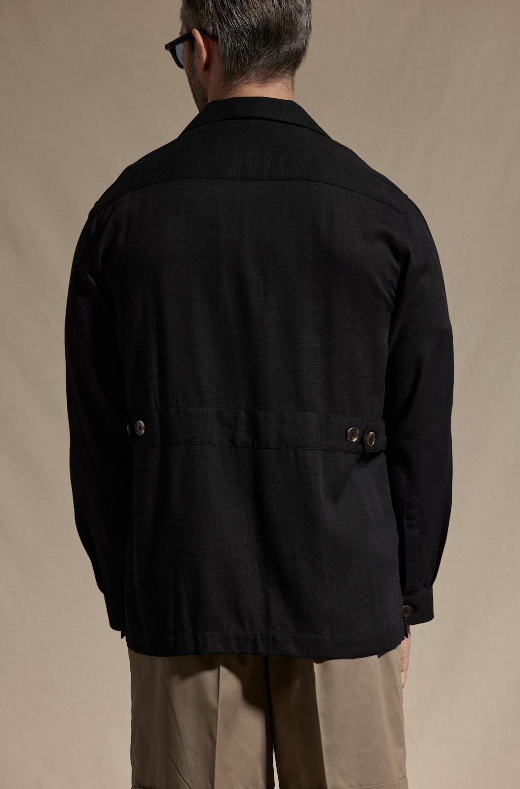 HAUS Linen Chore Jacket - Black