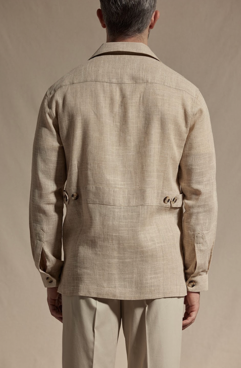 HAUS Linen Chore Jacket - Oat