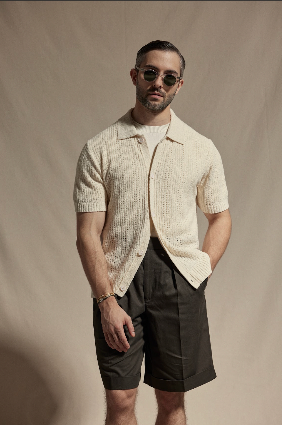 Dickie Knitted Shirts - Off White