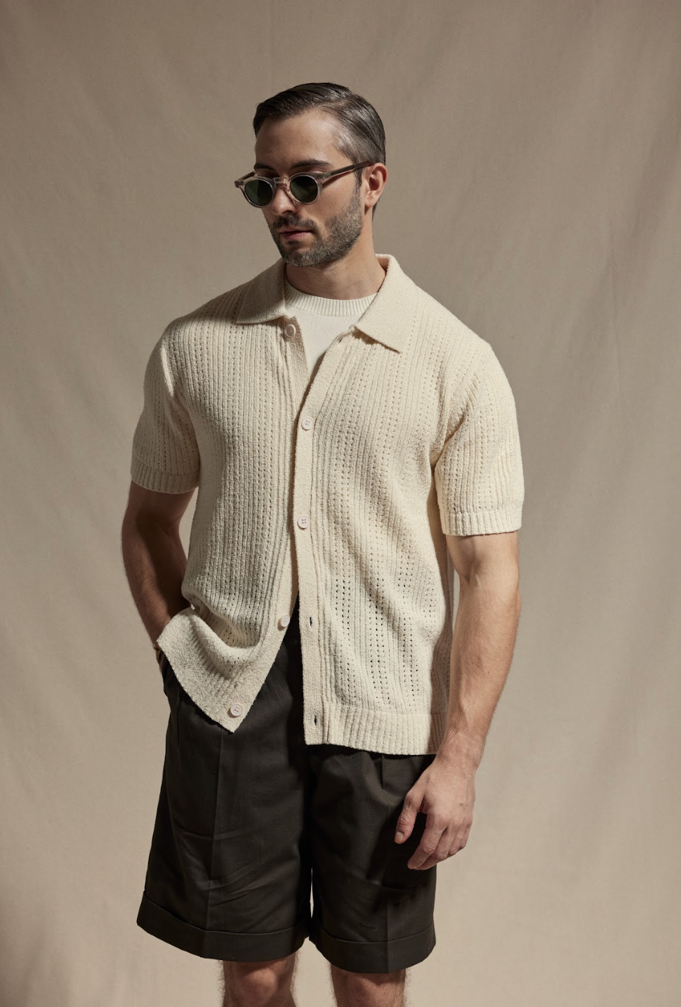 Dickie Knitted Shirts - Off White