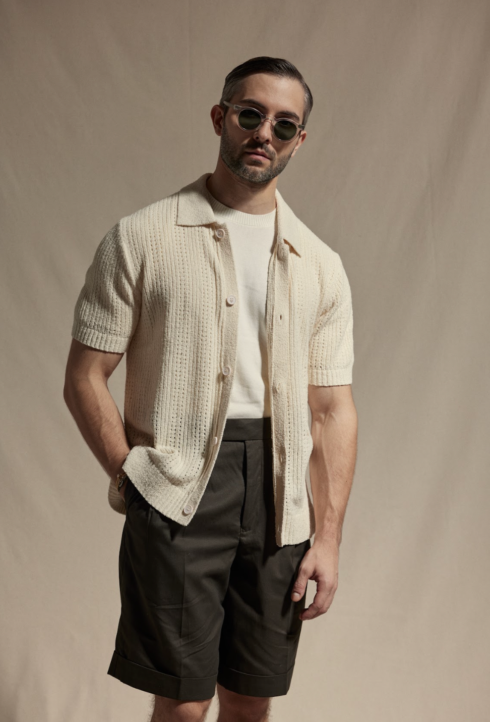 Dickie Knitted Shirts - Off White