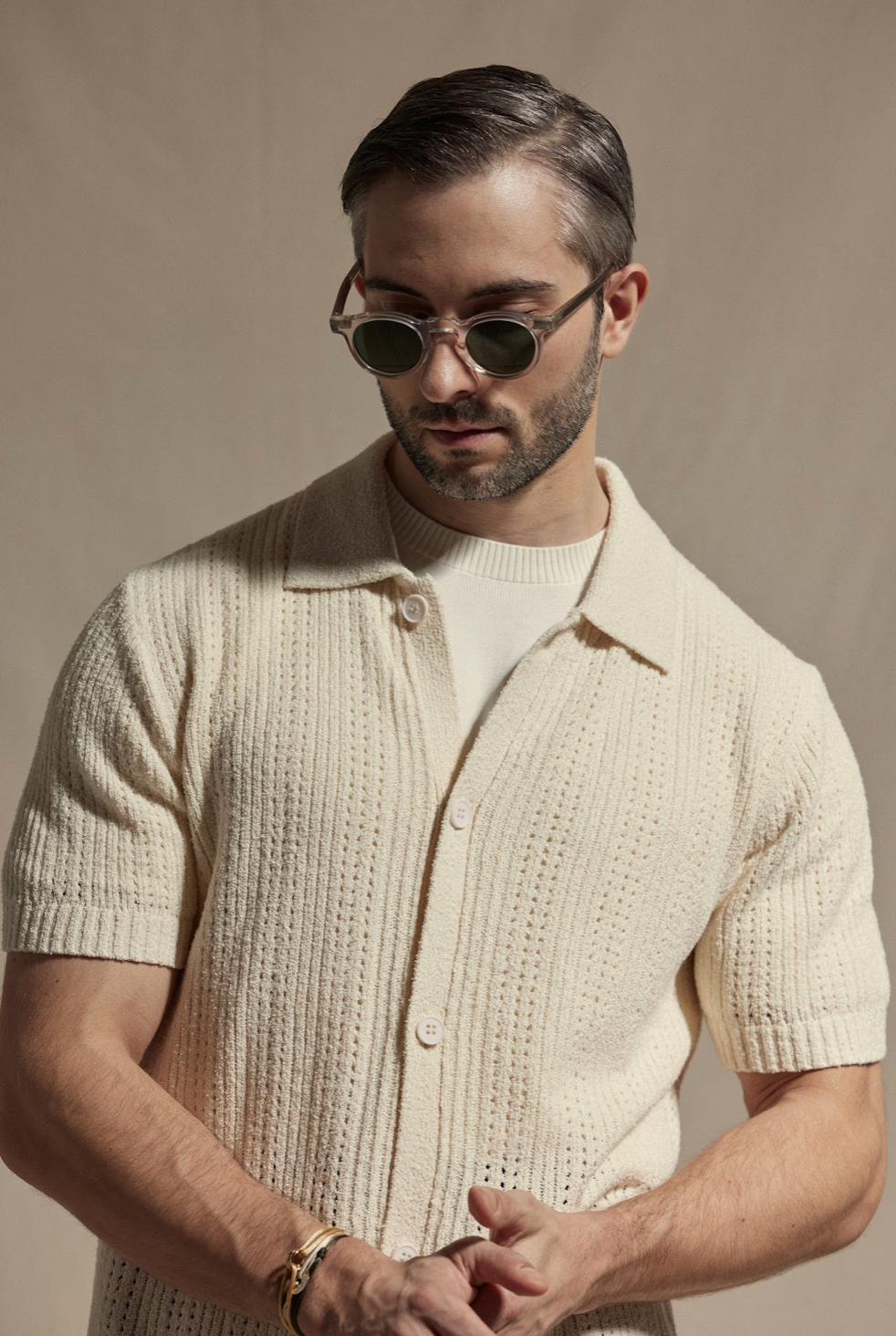 Dickie Knitted Shirts - Off White