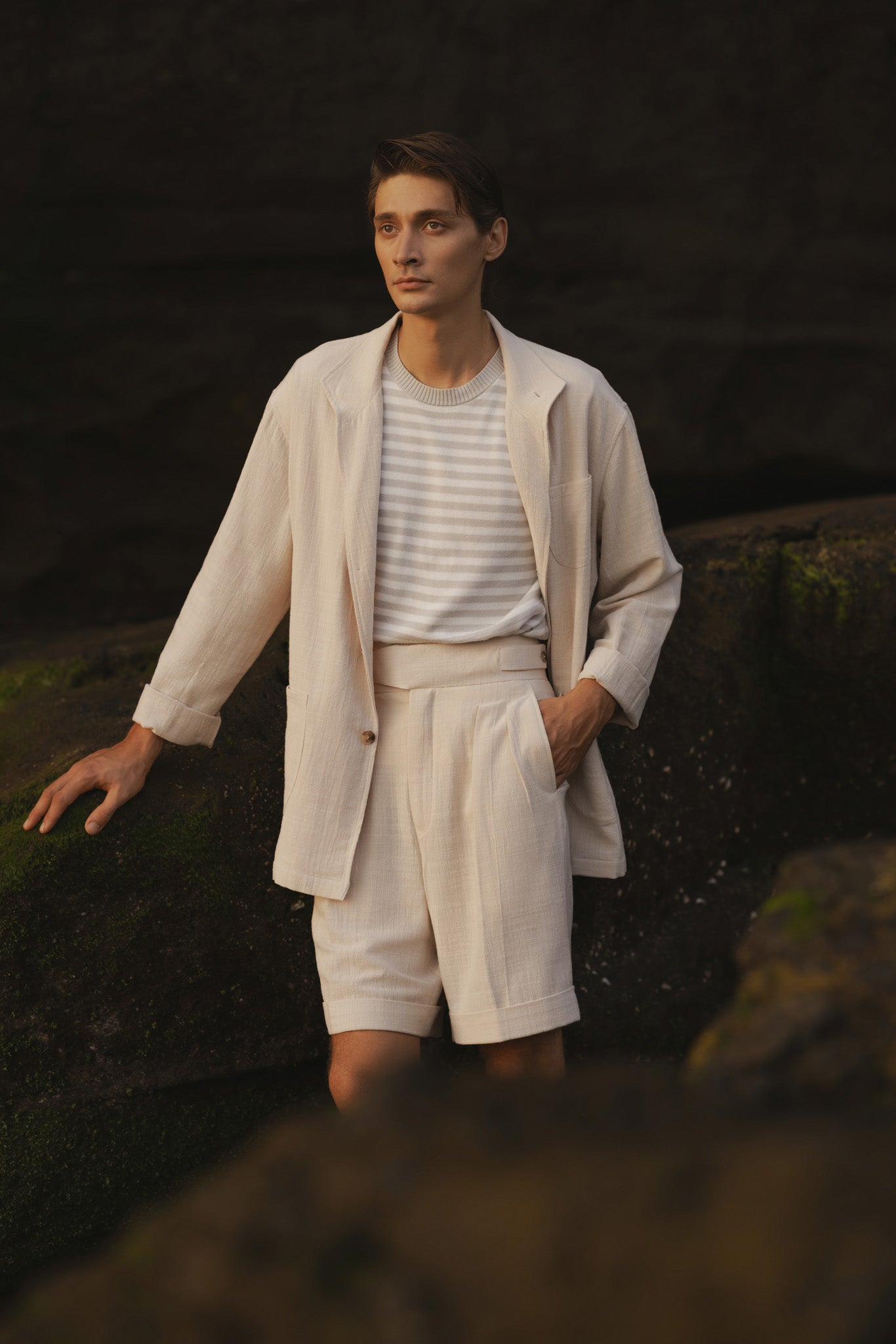 SOMA Linen Teba Jacket - Off White